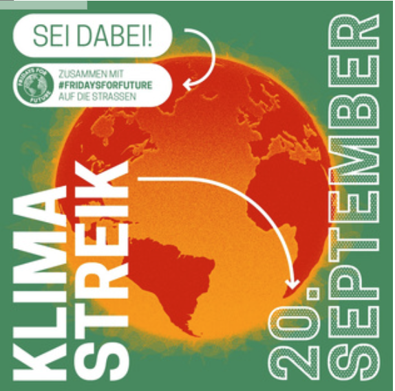 Sharepick für den Klimastreik am 20. September