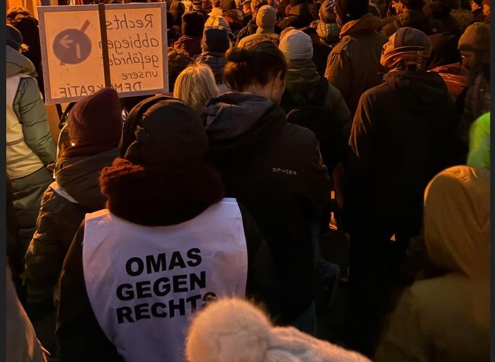 OMAS GEGEN RECHTS beim AFD Neujahrsempfang