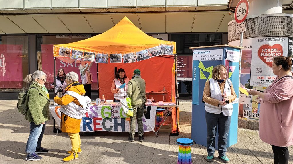 Die OGR am Stand am weißen Turm in Darmstadt