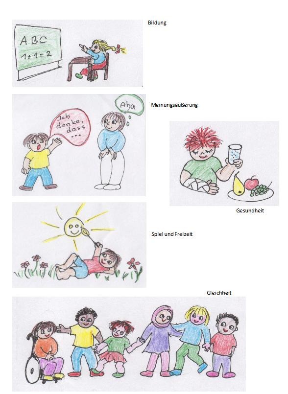 gezeichnete Kinderrechte von Tabitha Öhler