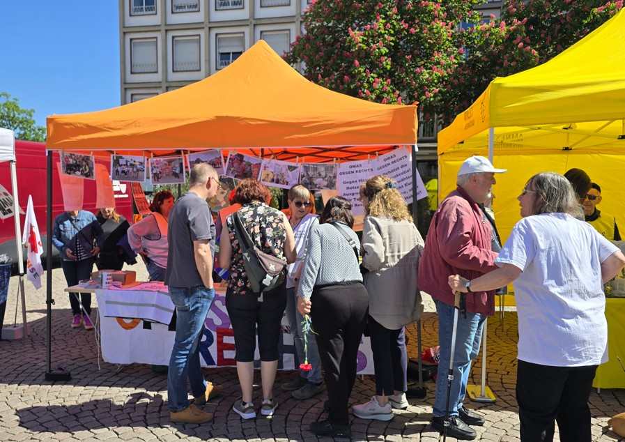 Die OGR am 1. Mai am Marktplatz