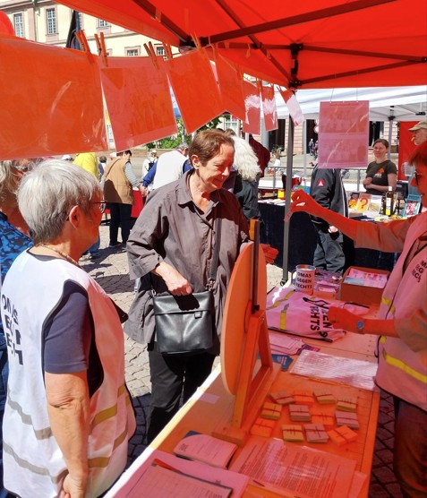 Die OGR am 1. Mai am Marktplatz