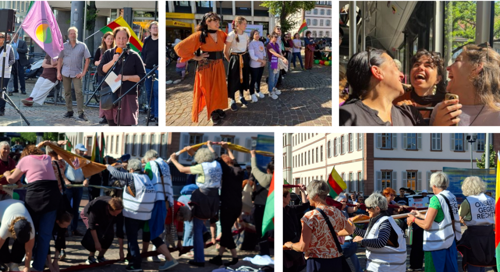 Eindrücke Muetterkarawane 15.6. Darmstadt Luisenplatz